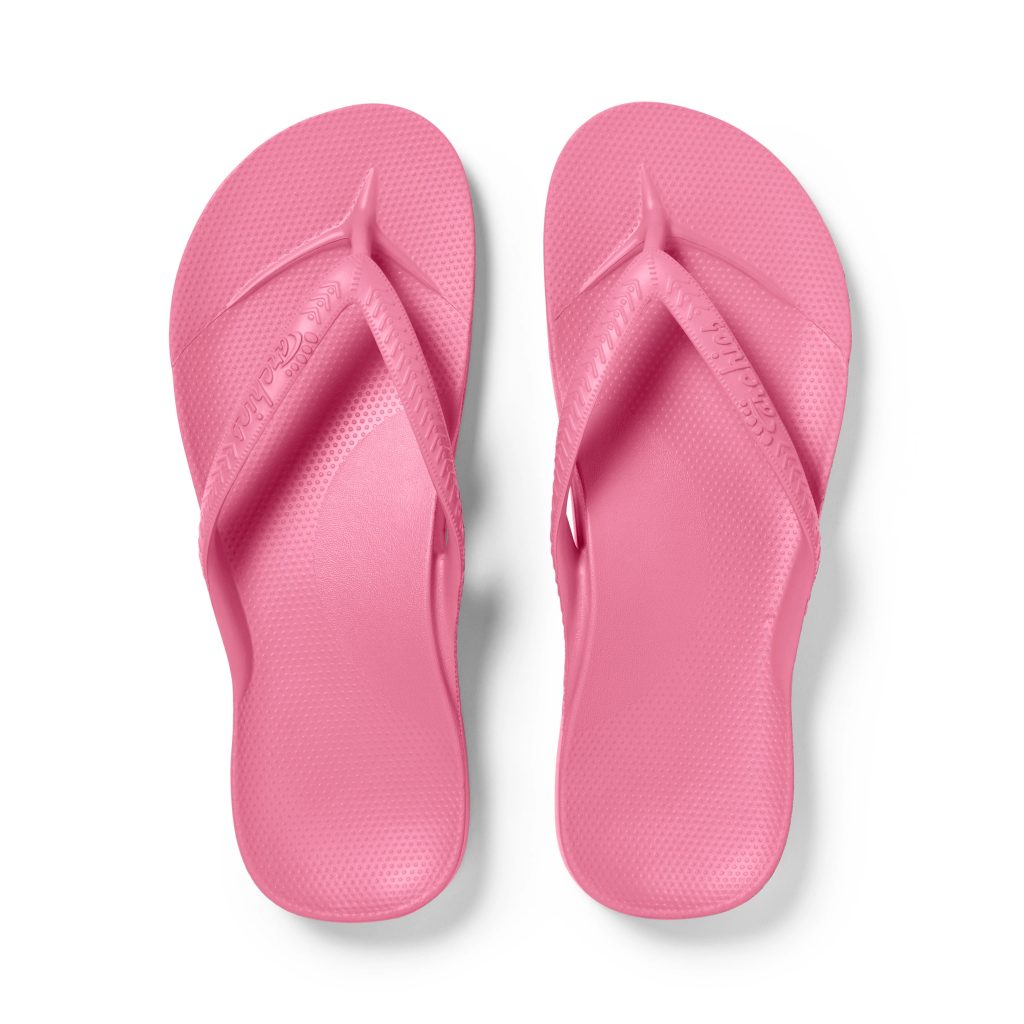 Arch Support Flip Flops - Classic - Hot Pink