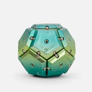 Chrome Geode Sphere