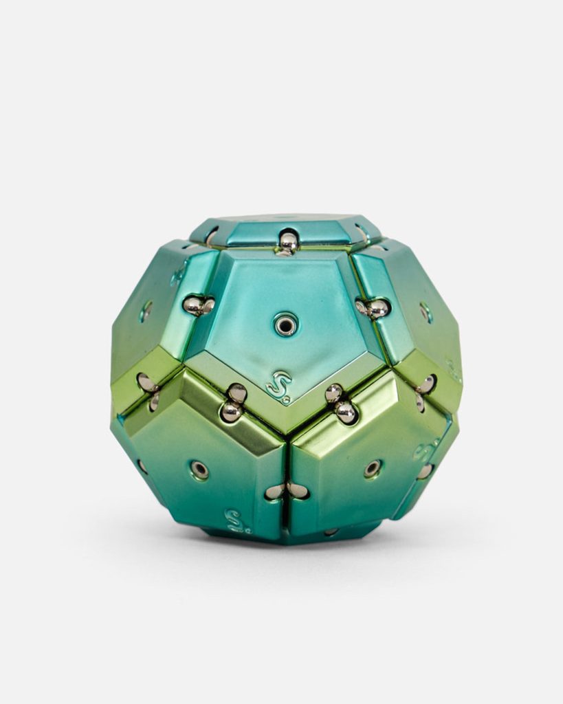 Chrome Geode Sphere